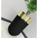 ELEGANT DEKORATIF GOLD DARBUKA SIYAH SAKSI 60CM